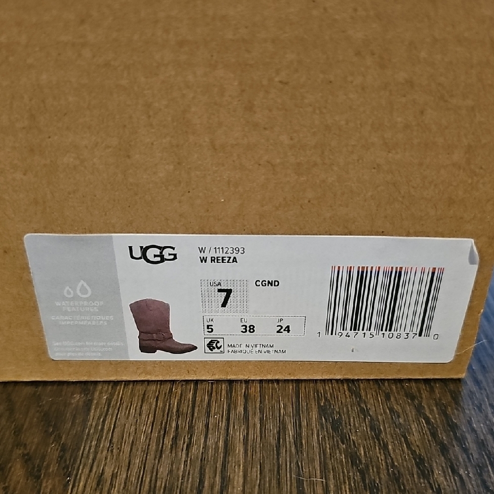UGG Women's Brown Suede Winter Boots - Picture 2 of 3